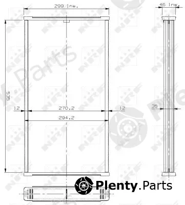 NRF 17308 — Core, radiator