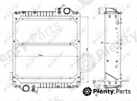 NRF 54085 — Radiator, engine cooling