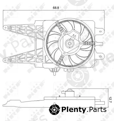 NRF 47248 — Fan, engine cooling