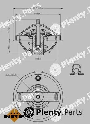 NRF 725210 — Thermostat, coolant
