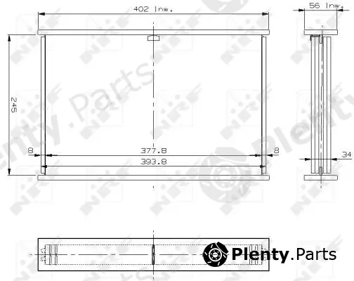 NRF 13805 — Core, radiator