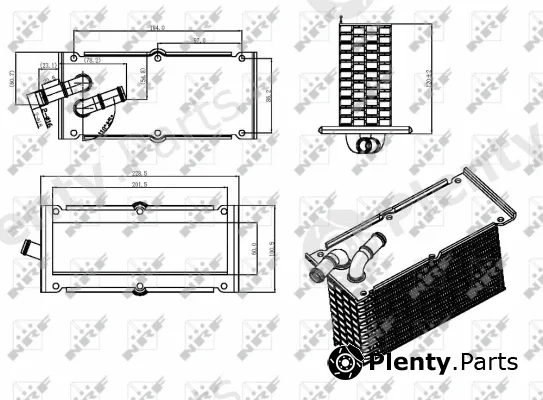 NRF 30292 — Charge Air Cooler