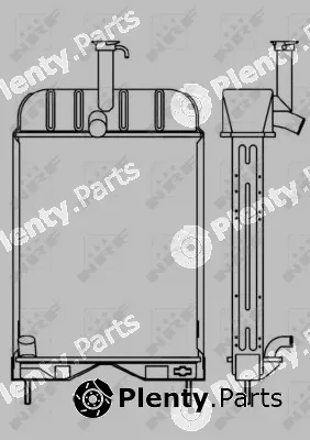 NRF 53656 — Radiator, engine cooling EASY FIT
