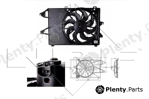 NRF 47260 — Fan, engine cooling