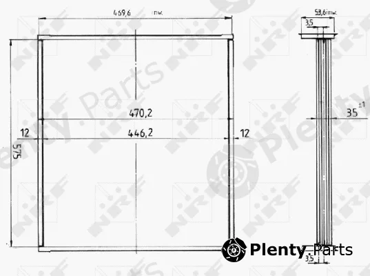 NRF 17602 — Core, radiator