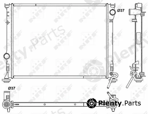 NRF 53041 — Radiator, engine cooling
