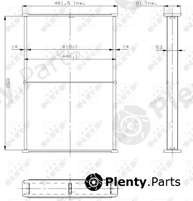 NRF 14023 — Core, radiator