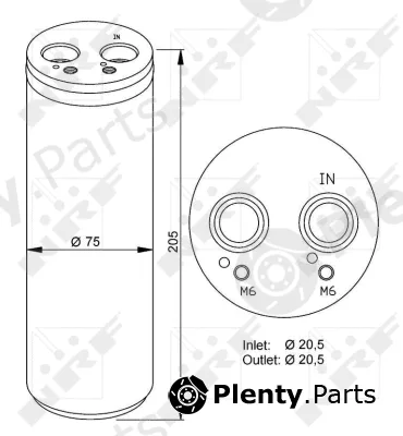 NRF 33205 — Dryer, air conditioning EASY FIT