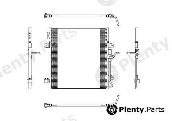 NRF 350188 — Condenser, air conditioning EASY FIT