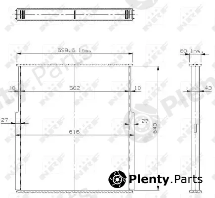 NRF 29718 — Core, radiator