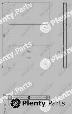NRF 13493 — Core, radiator