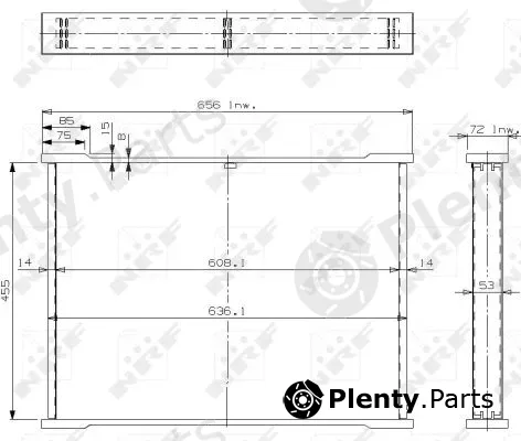 NRF 13409 — Core, radiator