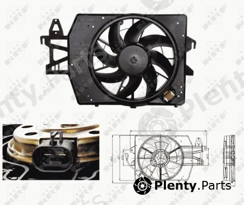 NRF 47682 — Fan, engine cooling