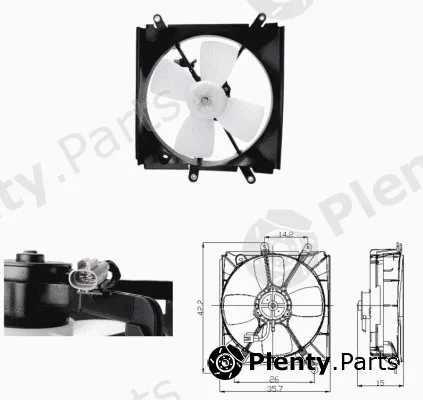 NRF 47693 — Fan, engine cooling