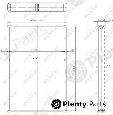 NRF 14071 — Core, radiator