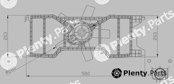 NRF 47944 — Fan, engine cooling