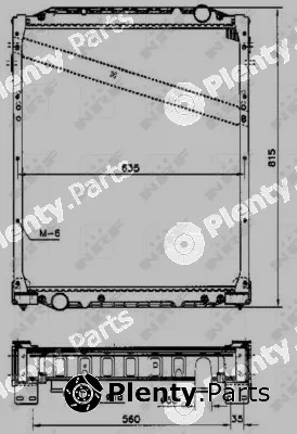 NRF 51593 — Radiator, engine cooling