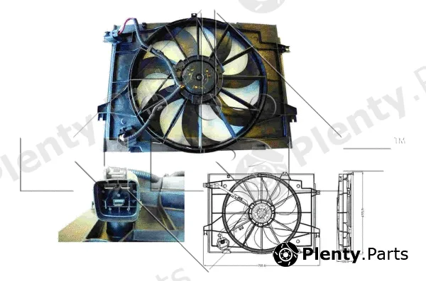 NRF 47285 — Fan, engine cooling