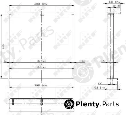 NRF 17203 — Core, radiator