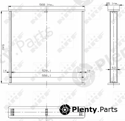 NRF 13011 — Core, radiator