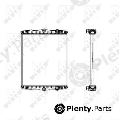 NRF 509744 — Radiator, engine cooling