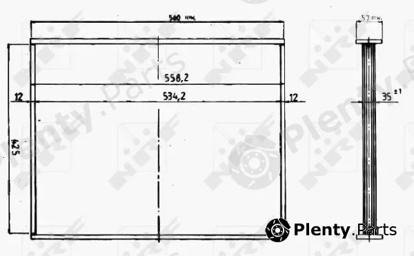 NRF 17656 — Core, radiator