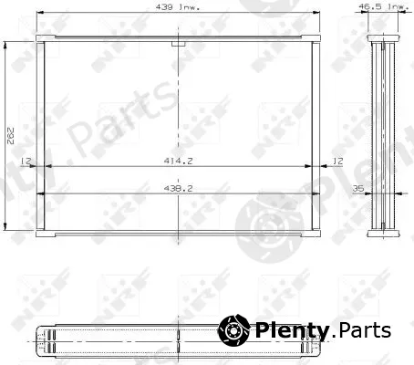 NRF 17302 — Core, radiator