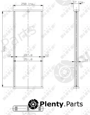 NRF 13241 — Core, radiator