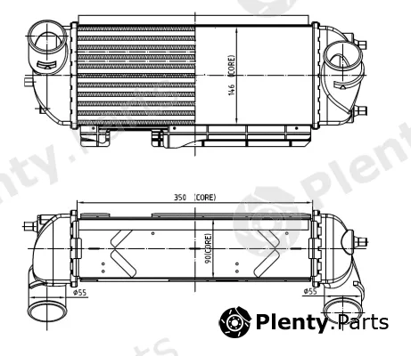 NRF 30989 — Charge Air Cooler
