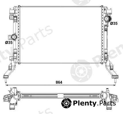 NRF 53026 — Radiator, engine cooling