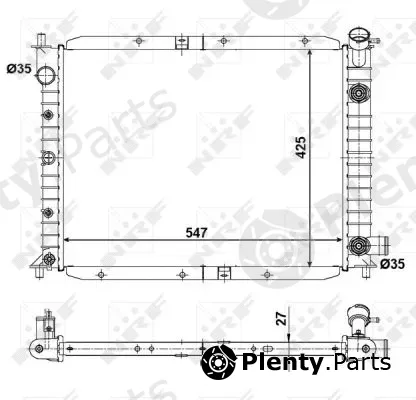 NRF 56028 — Radiator, engine cooling