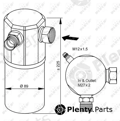 NRF 33065 — Dryer, air conditioning EASY FIT
