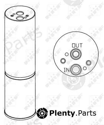 NRF 33168 — Dryer, air conditioning EASY FIT