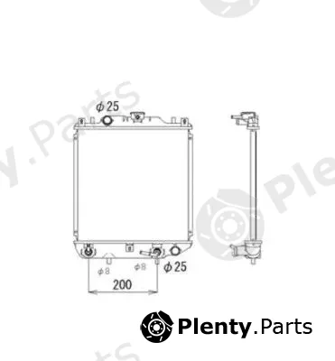 NRF 53577 — Radiator, engine cooling