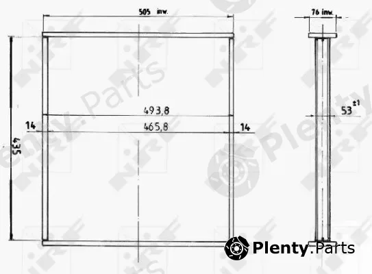 NRF 14593 — Core, radiator