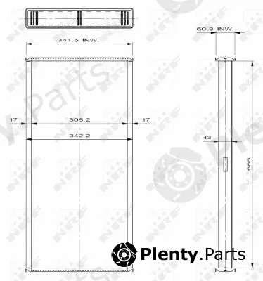 NRF 29728 — Core, radiator