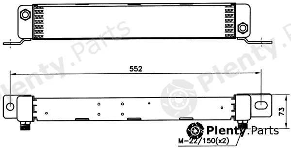 NRF 31094 — Oil Cooler, engine oil