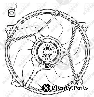 NRF 47069 — Fan, engine cooling