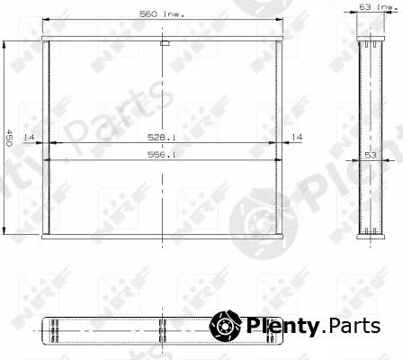 NRF 13447 — Core, radiator