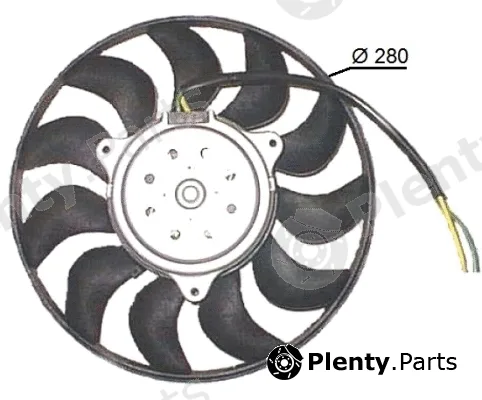 NRF 47616 — Fan, engine cooling