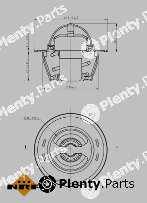 NRF 725151 — Thermostat, coolant