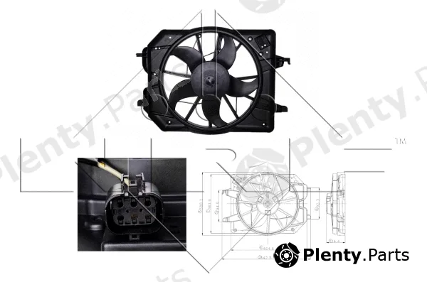 NRF 47021 — Fan, engine cooling
