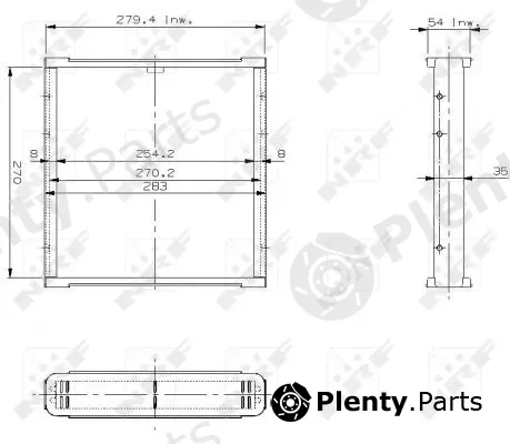 NRF 17700 — Core, radiator