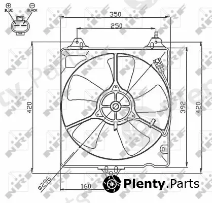 NRF 47753 — Fan, engine cooling