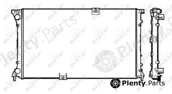 NRF 58330 — Radiator, engine cooling EASY FIT