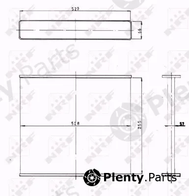NRF 1007 — Core, radiator