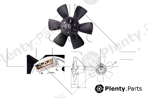NRF 47391 — Fan, engine cooling