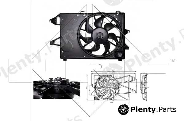 NRF 47005 — Fan, engine cooling