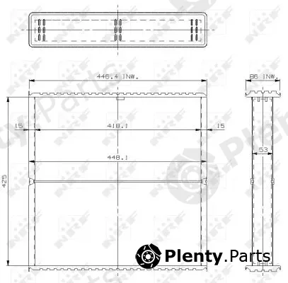 NRF 24534 — Core, radiator