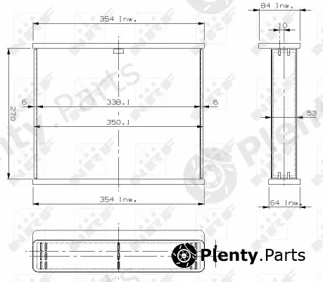 NRF 13280 — Core, radiator